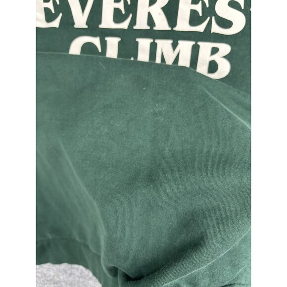Zara Sweatshirt Womens Small Green Everest Climb Crewneck Pullover Casual Cozy - Picture 6 of 8
